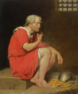 Robert (ca. 1054-1134), Herzog der Normandie im Gefängnis