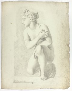 Statue der kauernden Venus von John Downman