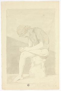 Der Dornzieher (Lo Spinario) von John Downman