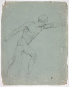 Der Borghese-Gladiator von der Statue in Rom von John Downman