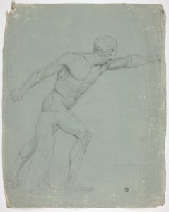 Der Borghese-Gladiator von der Statue in Rom
