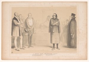 Karikatur mit Disraeli als Shylock von John Doyle