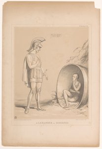 Karikatur mit Sir Robert Peel von John Doyle