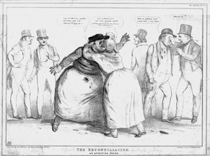 Die Versöhnung. Eine bewegende Szene, 1834 von John Doyle