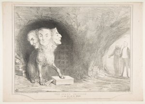 Der Staats-Zerberus, Ein Blatt aus der Äneis, frei übersetzt, 11. Dezember 1834 von John Doyle