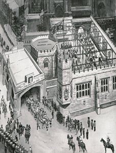 Krönung von König George V. und Königin Mary, London, 1911 von John Duncan