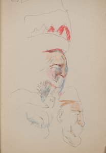 Ohne Titel [Profilgesichter] von John Duncan