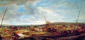 Jagdausflug bei Melton Mowbray, 1824 von John E. Ferneley