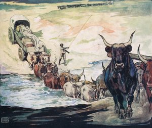 Flussüberquerung, Illustration aus 