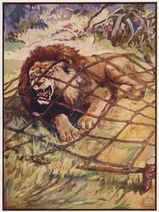 Der Löwe und die Maus von John Edwin Noble