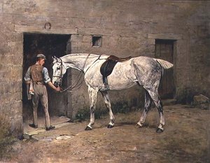 Der Apfelschimmel und der Stallbursche