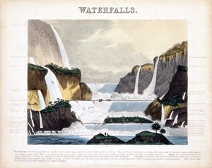 Wasserfälle, 1846 von John Emslie