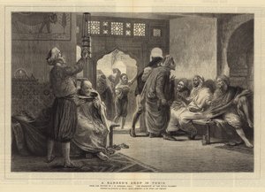 Ein Friseursalon in Tunis