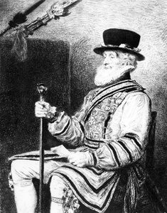 Der Yeoman der Wache, Druck von Charles Waltner