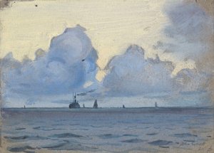 Meereslandschaft, spätes 19. Jahrhundert - Mitte 20. Jahrhundert von John Everett