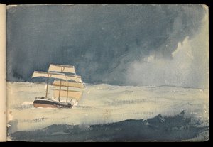 Meereslandschaft, Skizzenbuch