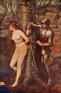 Ein Ritter - Figur der ritterlichen Romantik, Illustration aus 