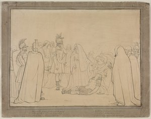 Aeneas zeigt den Körper von Pallas aus Vergils "Aeneis" von John Everett Millais