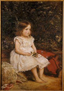 Porträt von Eveline Lees als Kind, 1875 von John Everett Millais