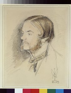 Porträt von Holman Hunt, 1854