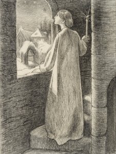 St. Agnes Eve, ca. 1857 von John Everett Millais