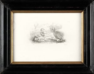 Sommerliche Trägheit von John Everett Millais
