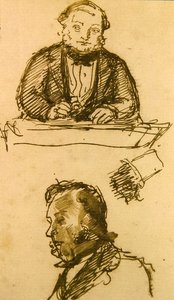 Der Auktionator von John Everett Millais