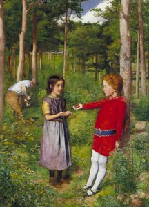 Die Tochter des Holzfällers, 1851 von John Everett Millais