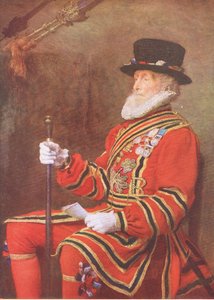 Der Yeoman der Wache, aus Mein Magazin, veröffentlicht 1922 von John Everett Millais