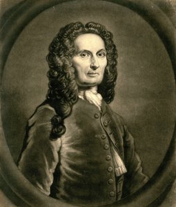 Porträt des französischen Mathematikers Abraham de Moivre