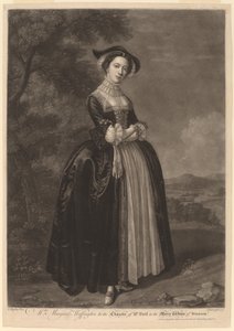 Mrs. Margaret Woffington in der Rolle der Mrs. Ford in Die lustigen Weiber von Windsor