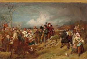 Das Wappenshaw: Ein Schießwettbewerb von John Faed