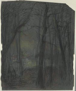 Waldszene von John Ferguson Weir