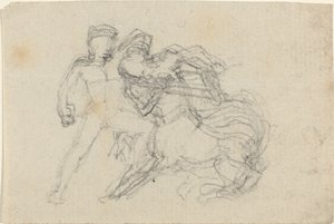 Kampf zwischen Mensch und Zentaur