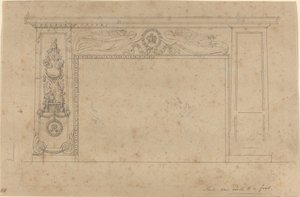 Entwurf für das Kaminstück im Thronsaal, Buckingham Palace