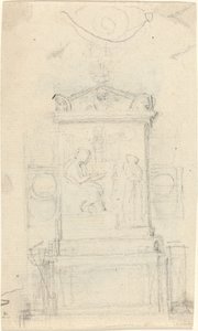 Entwurf für das Grab von Dr. Joseph Warton von John Flaxman