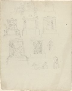 Entwürfe für Denkmäler von John Flaxman