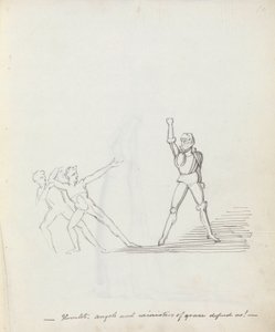 Hamlet. Engel und Diener der Gnade, verteidigt uns! von John Flaxman