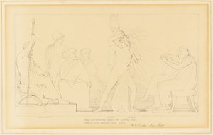 Minerva und Achilles von John Flaxman