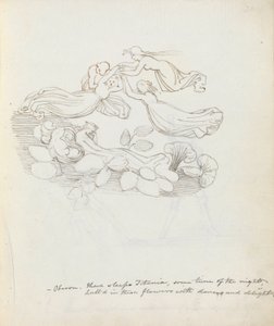 Oberon. Dort schläft Titania, irgendwann in der Nacht..., 1783 von John Flaxman