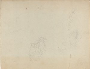 Blatt mit Studien (recto und verso) von John Flaxman