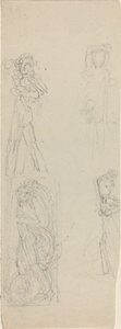 Blatt mit Studien [recto und verso]