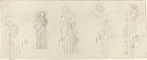 Blatt mit Studien [recto und verso] von John Flaxman
