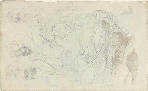 Blatt mit Studien [recto und verso] von John Flaxman