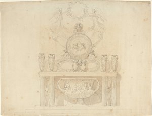 Studie für Dekorationen des Buckingham Palace von John Flaxman