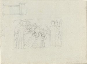 Studie für ein Denkmal für einen Geistlichen [recto und verso] von John Flaxman