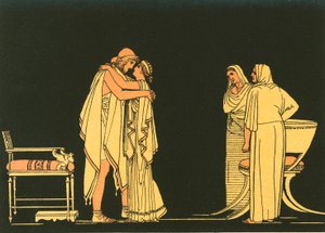Das Treffen von Odysseus und Penelope