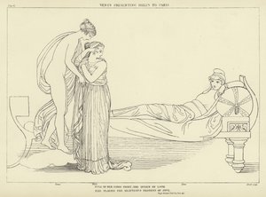 Venus präsentiert Helena Paris von John Flaxman