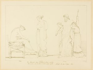 Vulkan und Thetis von John Flaxman