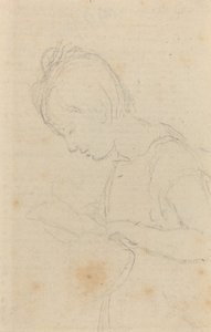 Frau im Profil von John Flaxman
